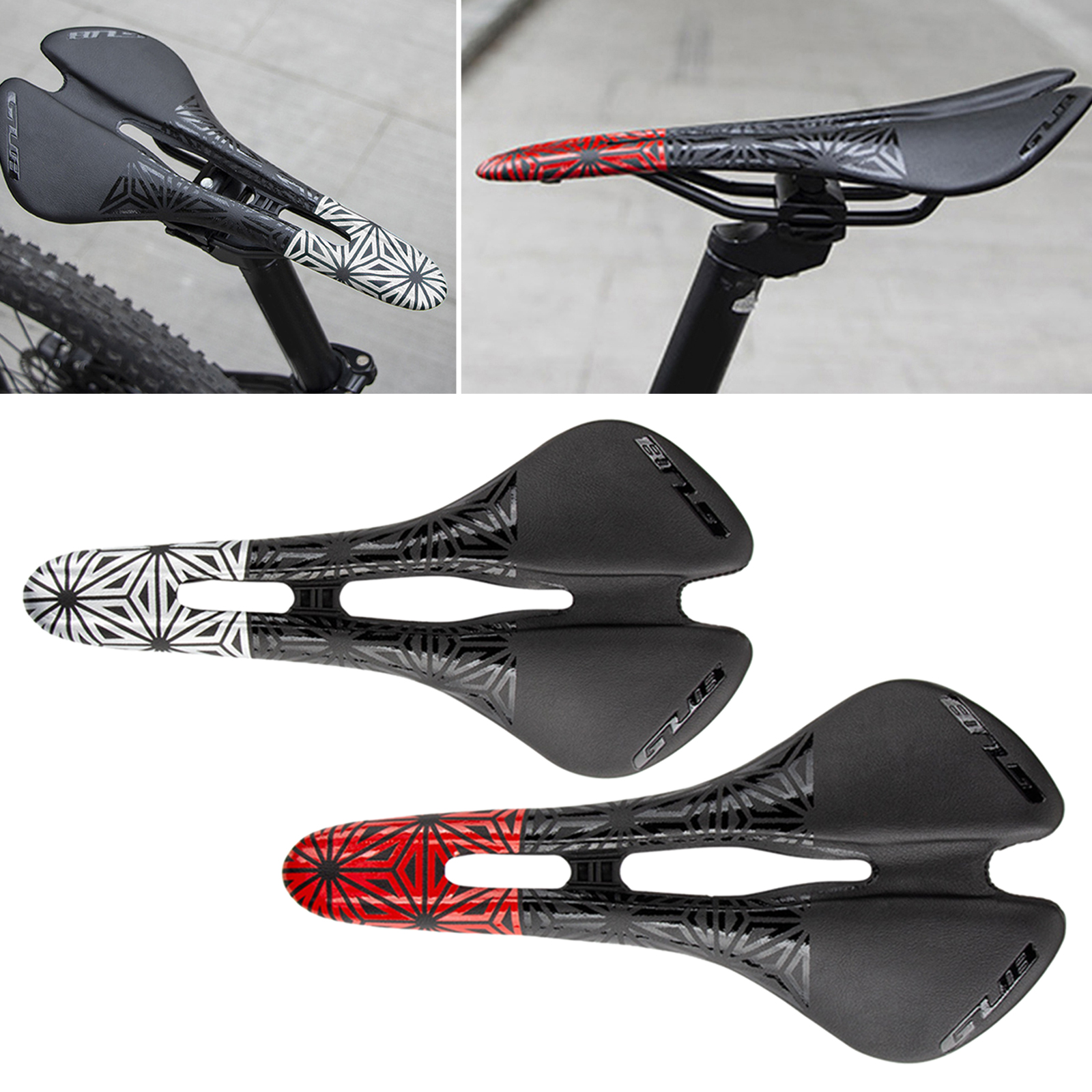Comfortable Bike Saddle Road Bikes Bicycle Seat Cushion Replacement Padded for Adults Waterproof MTB Cycling Seat Saddle Parts