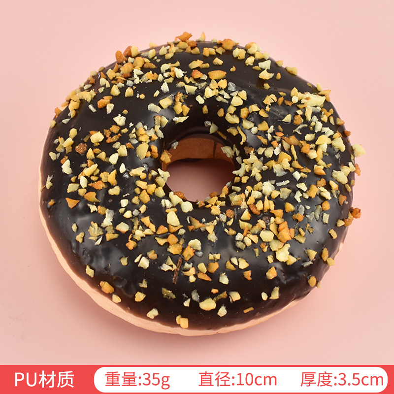 10 cm große, simulierte Donuts, Brot, Stressabbau, künstliches Brot, Kuchen, Heimdekoration, Hochzeitsdekoration, Fotografie-Requisiten, 1 Stück – Detail 15