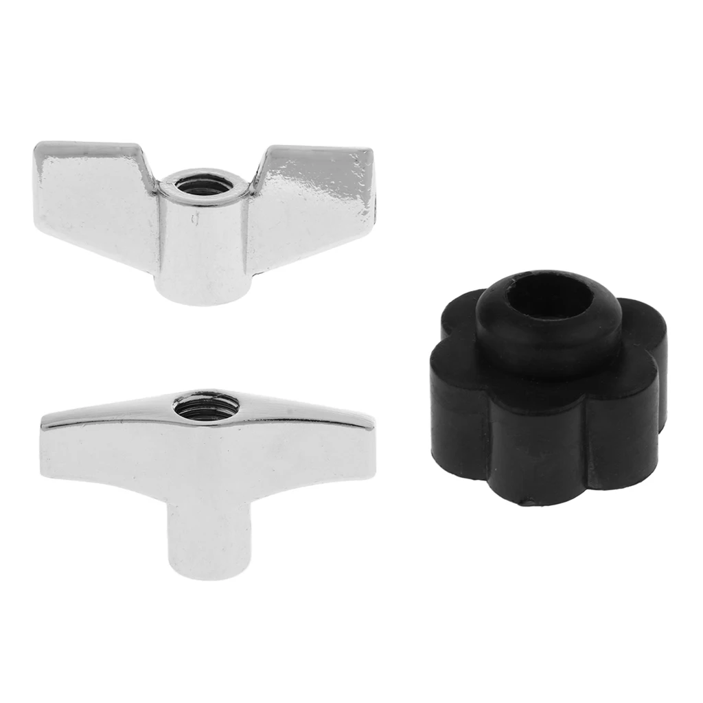 Tooyful Zinc Alloy Quick Release Cymbal Stand Wing Nut Drum Cymbal Accessory