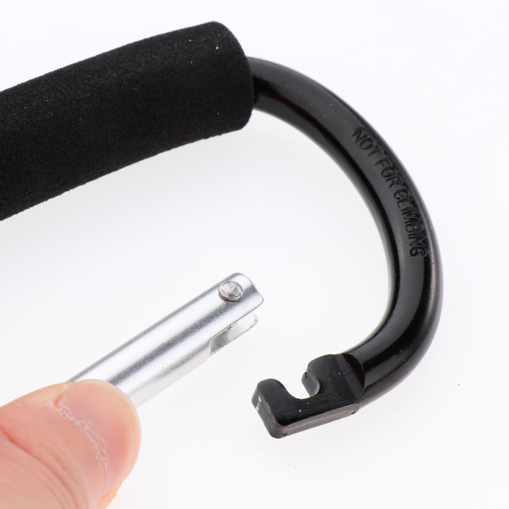 Large Stroller Organizer Hook Baby Diaper Bags Hanger Travel Organizer Accessories for Jogging, Walking, Shopping