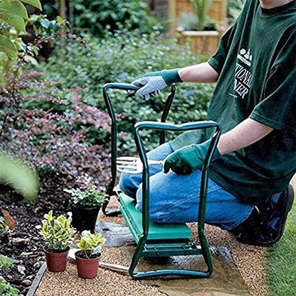 steel toe hiking boots 2 pcs Garden Kneeler and Seat With Tool Pouch Green Side Bag Pockets for Garden Bench Stools Home Gardening Accessories safety jacket