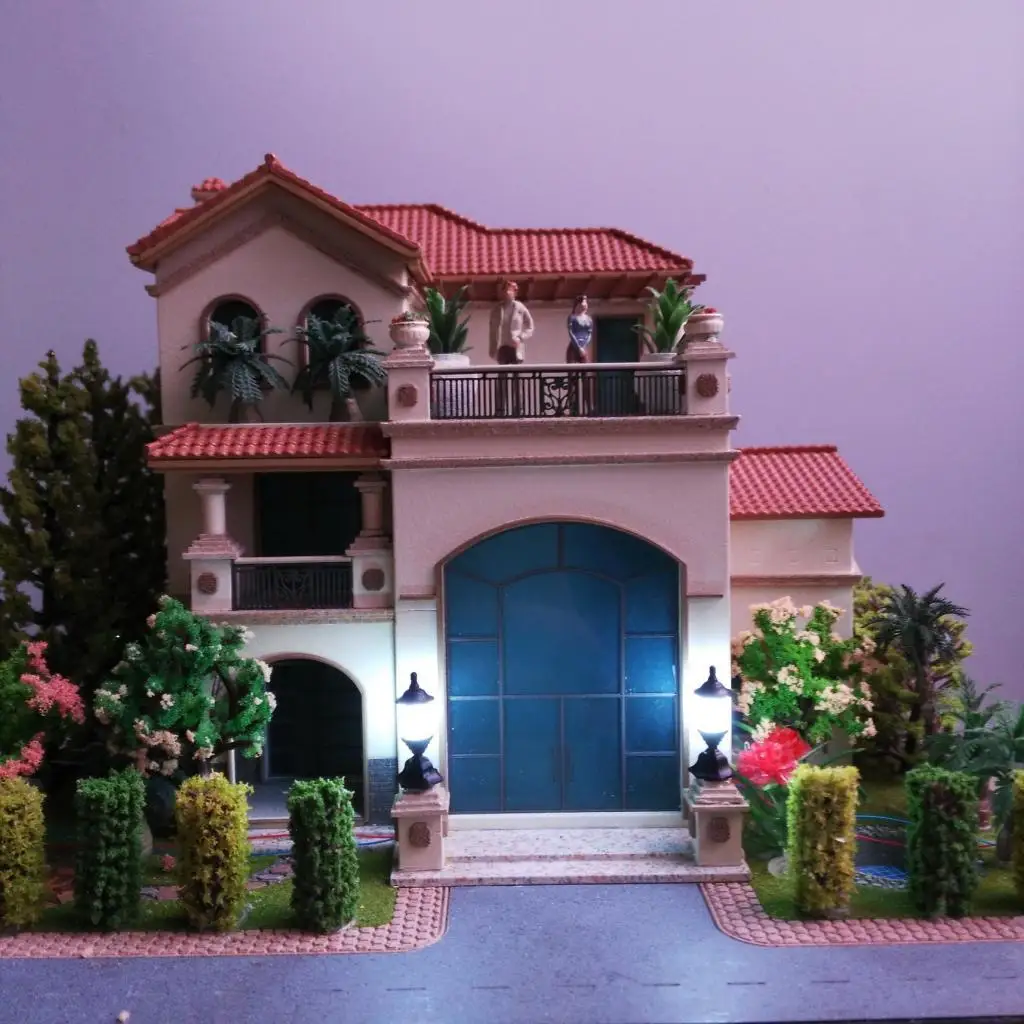 1.2cm Model Miniature Street Lights HO Scale LEDs Garden Lawn Lights 1:100