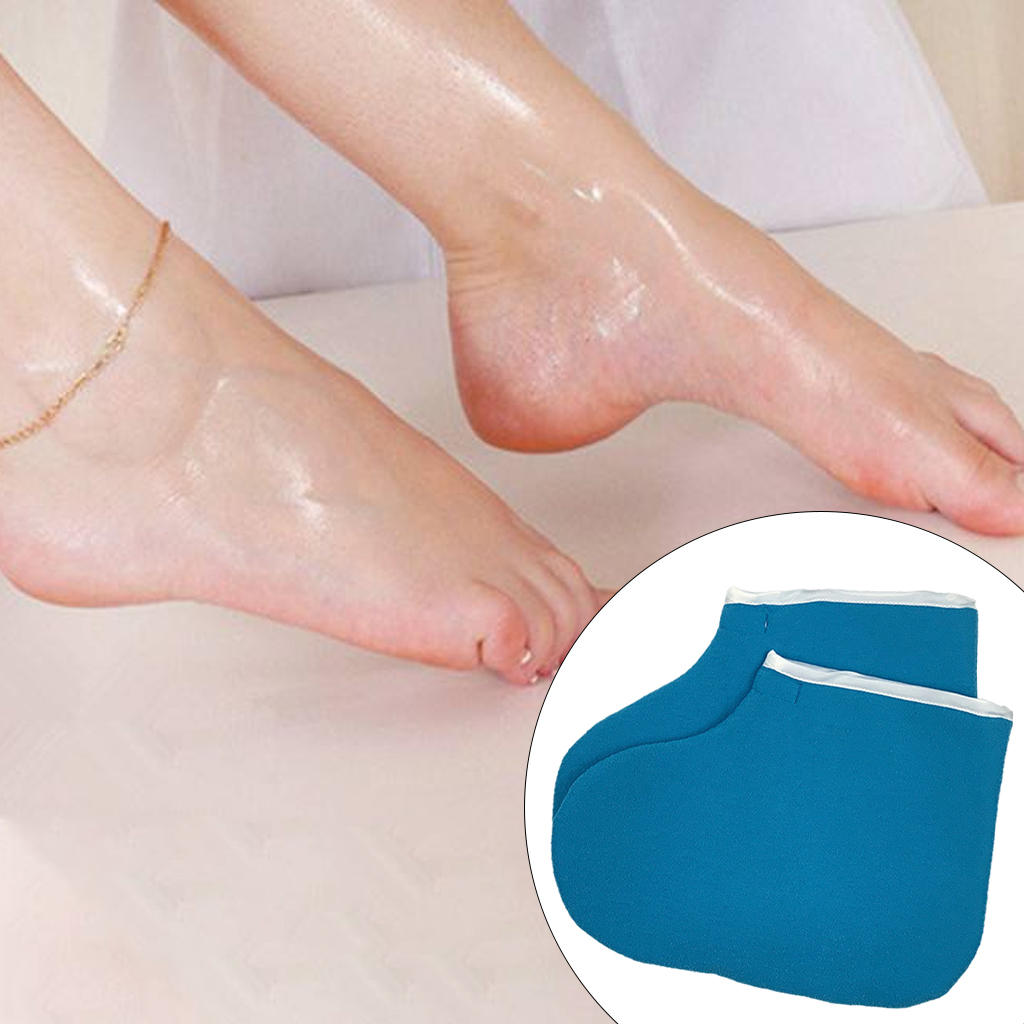 Paraffin Wax SPA Hand Foot Mitts Gloves Booties Terry Cloth , Made from Soft Cotton with Cotton Liner and Snap Closure
