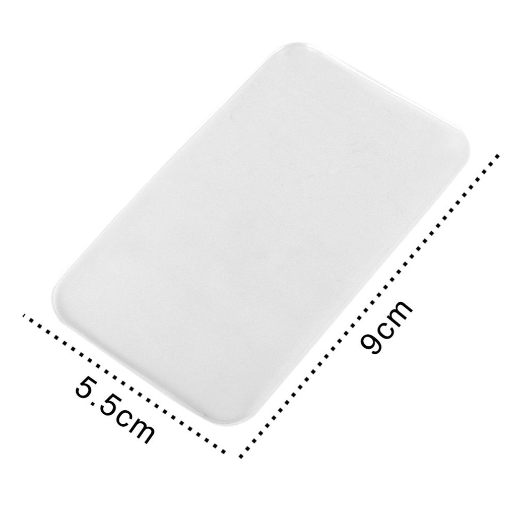 5 Pieces Clear Silicone False Eyelash Pad Holder for Eye Lashes