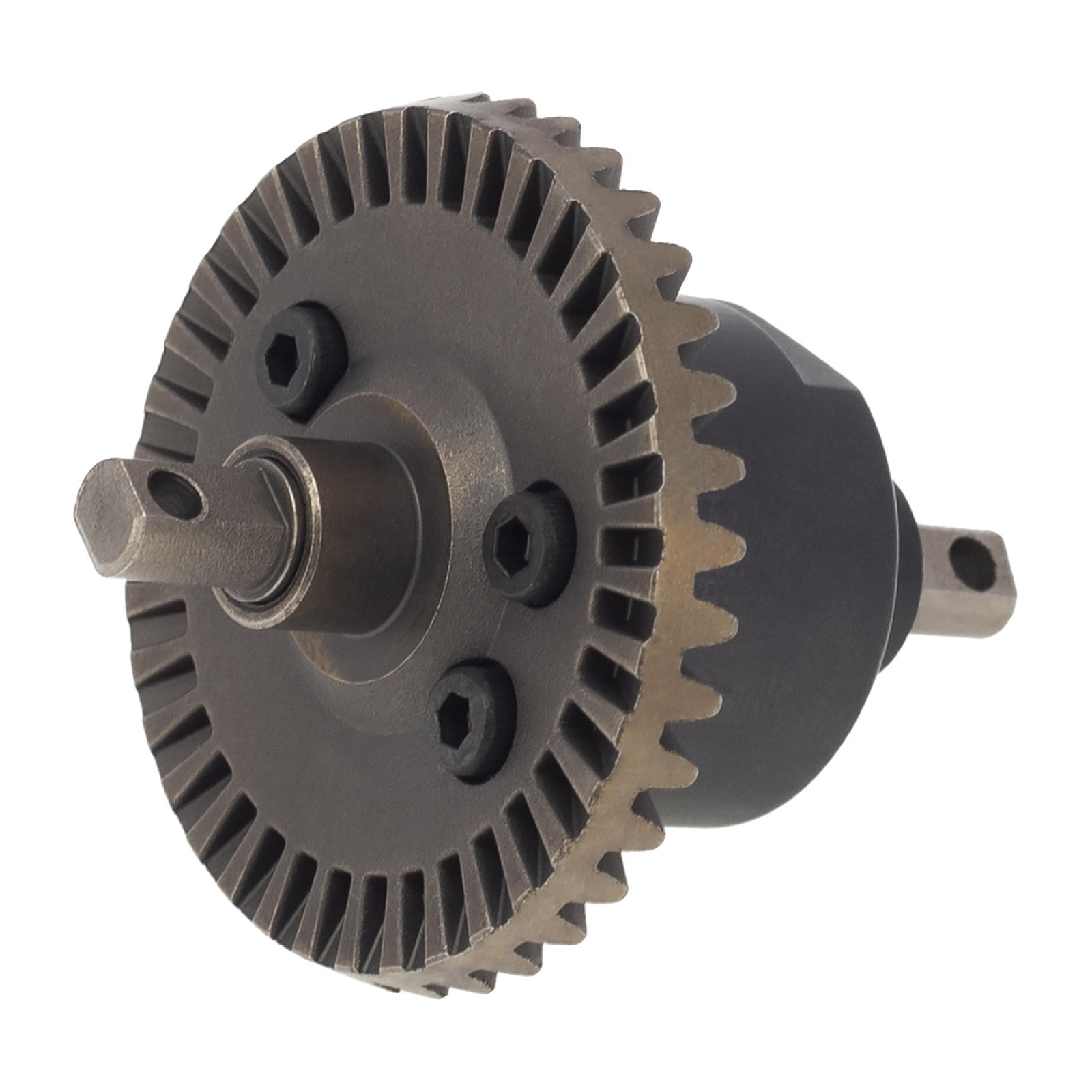 Differential Gear Metal Assembly, Differential Driven Steel Gear for 1:10 Slash 4x4 Huanqi 727 Remo Hobby Short-Course RC Car