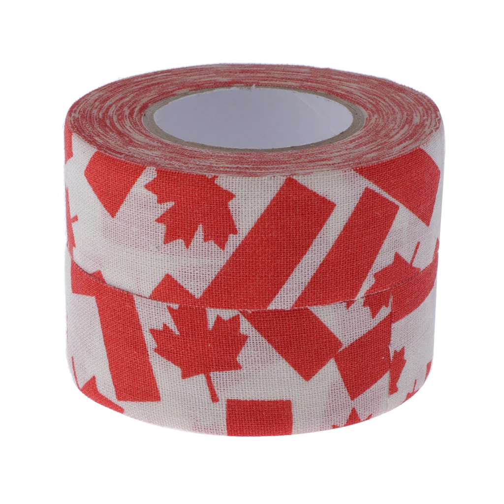 Wear Resistant Hockey Stick Grip Handle Tape (2 Rolls, 1 inch x 11 Yards), 6 Colors for your choose