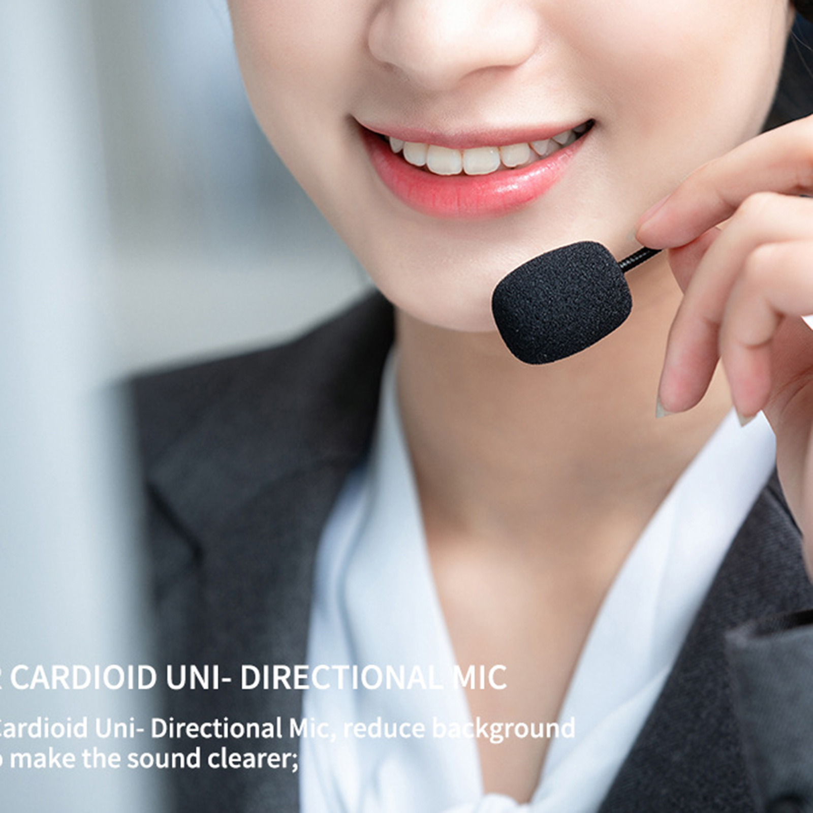 3.5mm Wired Headphone Audio Controls for School Office Classroom Call Center