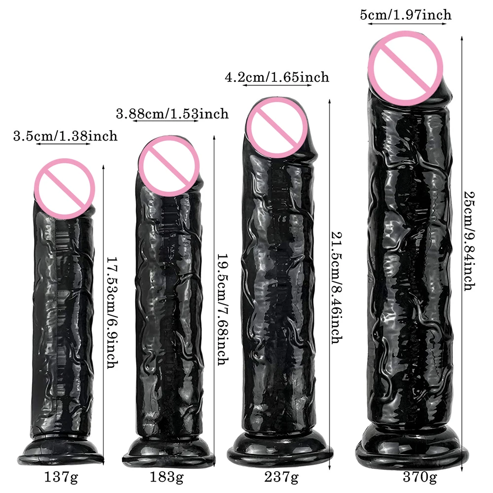 Black Realistic Dildo 7 Inch Small Dildo with Strong Suction Cup for Hand-Free Play Vagina G-spot Anal Simulate Adult Toys Woman