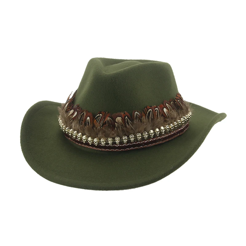 Cowboy Hat Cowgirl Man Hat Hats for Women Fedoras Western Cowboy Solid Camel Wide Brim Band Accessories Hat New Chapeau Cowboy yellow fedora