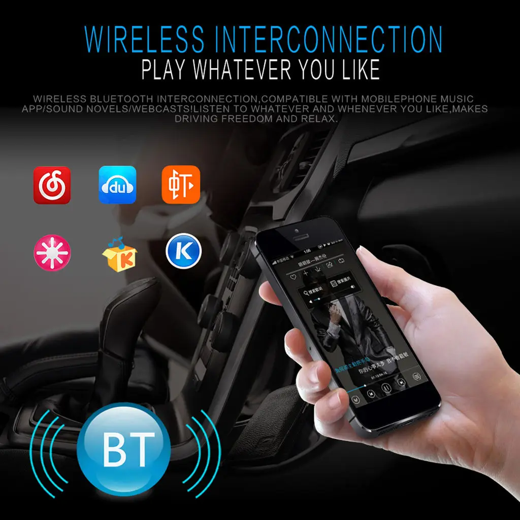 FM Transmitter Bluetooth Handsfree Audio Lighter Car MP3 Player