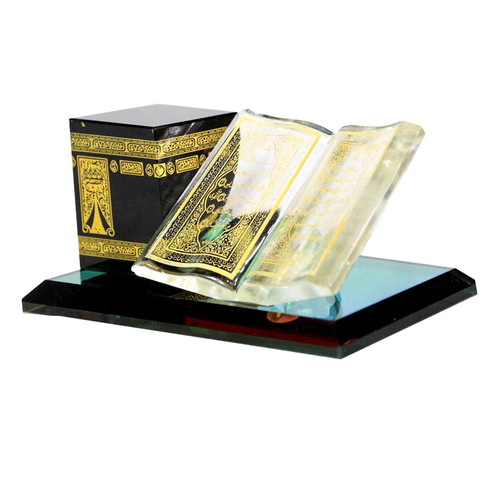 Muslim Decorative Model Crystal Collectible Figurines Model Car Decor Gift Desktop Decoration Gift for Adults and Kids
