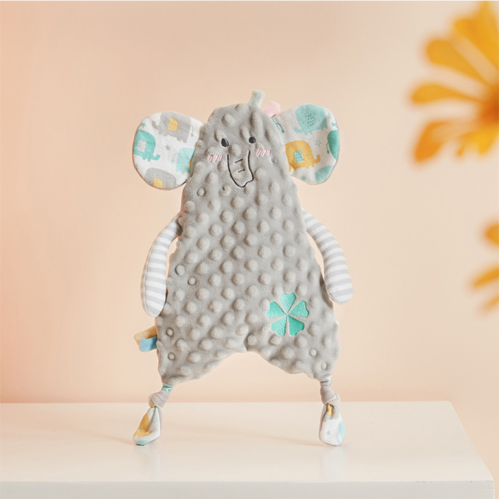 Newborn Soft Baby Animal Puppet Toy Gift Baby Comforter Blanket Baby Nursery Toddler Security Cartoon Animal Toy Bath Blanket