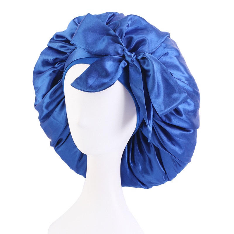 Extra Large African Pattern Print Satin Bonnet Women Night Sleep Cap Adjustable Wide Band Elastic Head Wrap Hair Bonnet Hat Extra Large African Pattern Print Satin Bonnet Women Night Sleep Cap Adjustable Wide Band Elastic Head Wrap Hair Bonnet Hat
