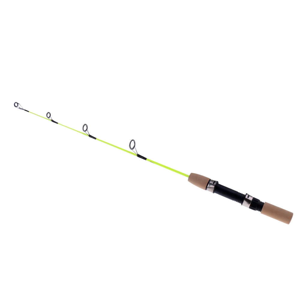 1 Section Lightweight Winter Ice Fishing Rod Protable  Pole with Box