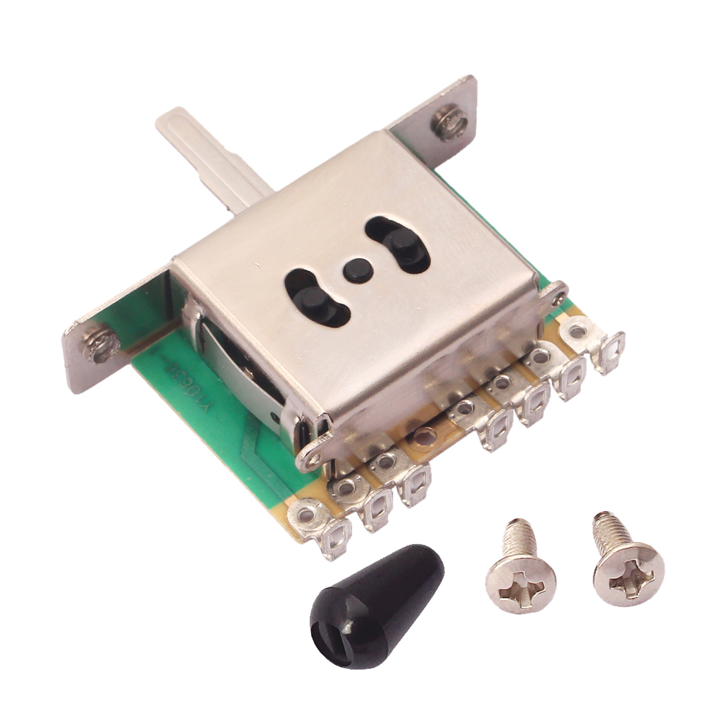 Pickup Toggle Switch - Black Tip 5 Way Switch Pickup Choice For ST Electric Guitar