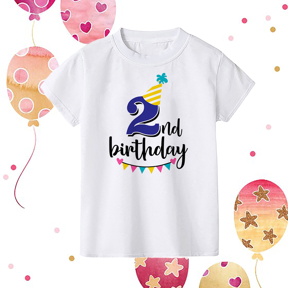 Es ist mein 1-9 Geburtstag drucken Kinder hemd Mädchen Junge Kleidung Kind Geburtstags feier Geschenk T-Shirt Kleinkind Hemden Kind Kurzarm hemden – Detail 3