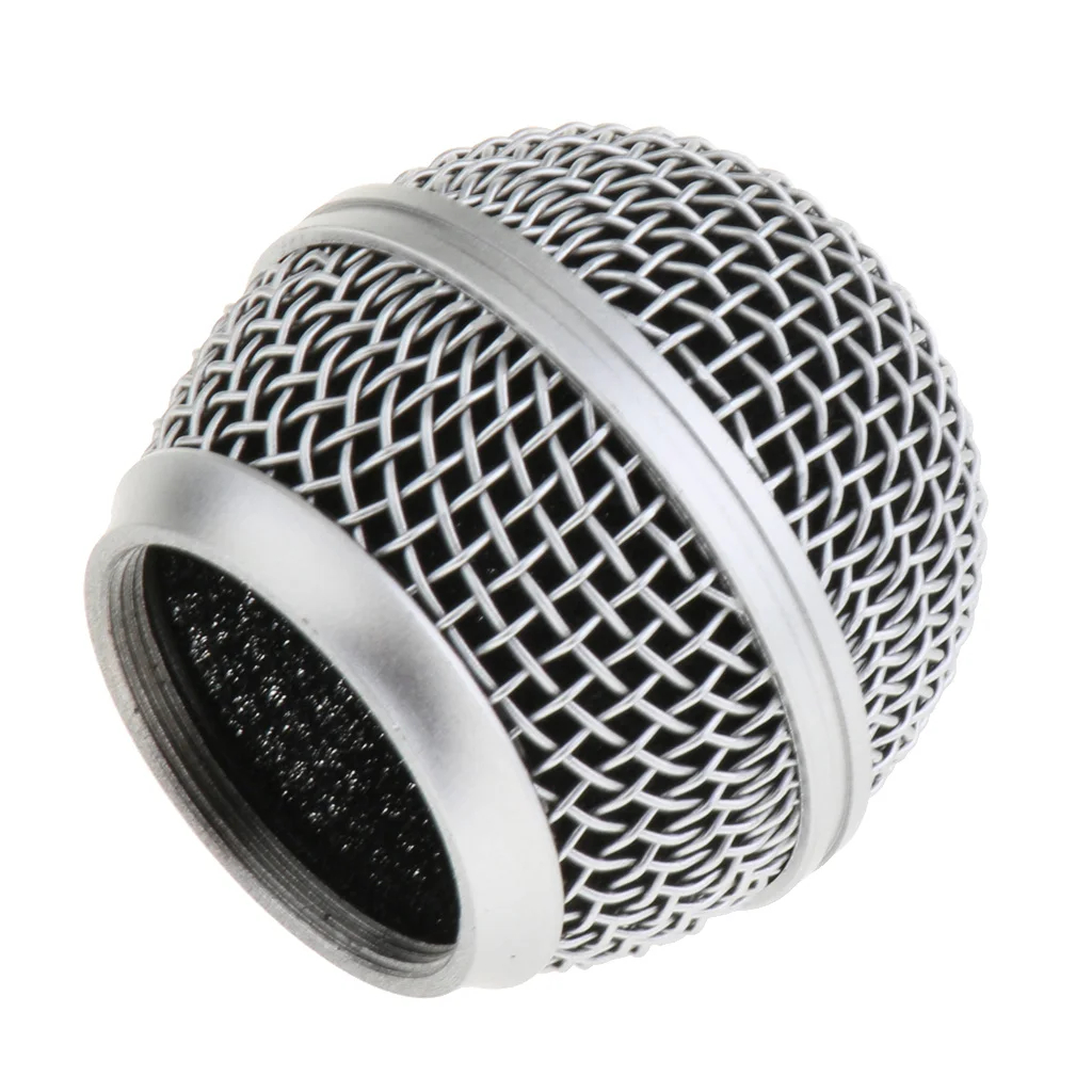 Replacement Mic Grille Mesh Ball Head For  SM58 BETA58 Microphone Part