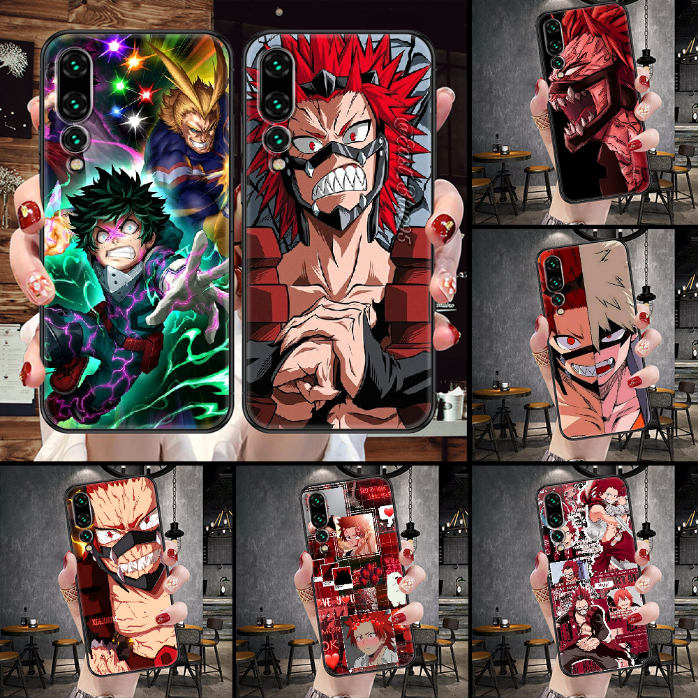 Чехол для телефона kirishima My hero моя геройская Академия для Huawei P  Mate P10 P20 P30 P40 10 20 Smart Z Pro Lite Черный Роскошный Премиальный  красивый задний 3D | AliExpress