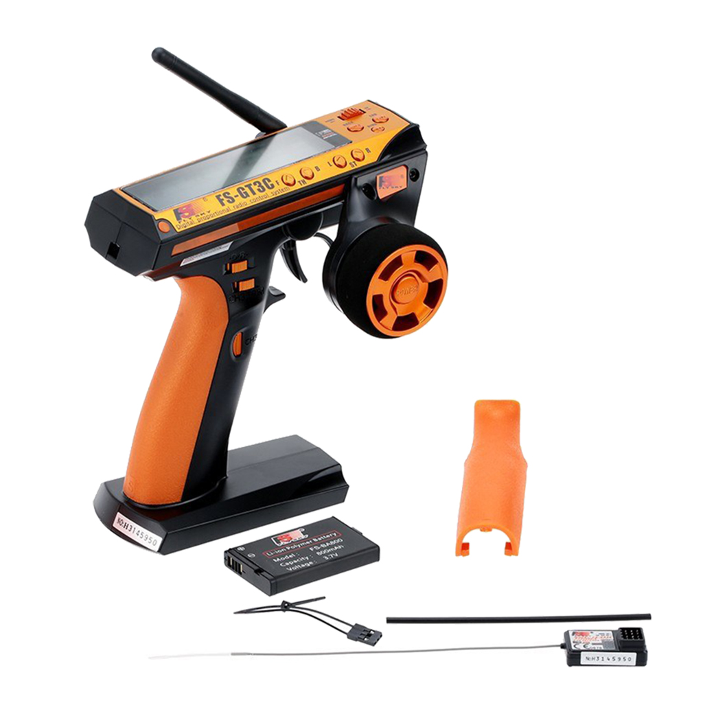 AFHDS 2.4G RC Car Controller 3 Channel Digital Radio Remote Control Transmitter with Receiver for Remote RC Car Boat