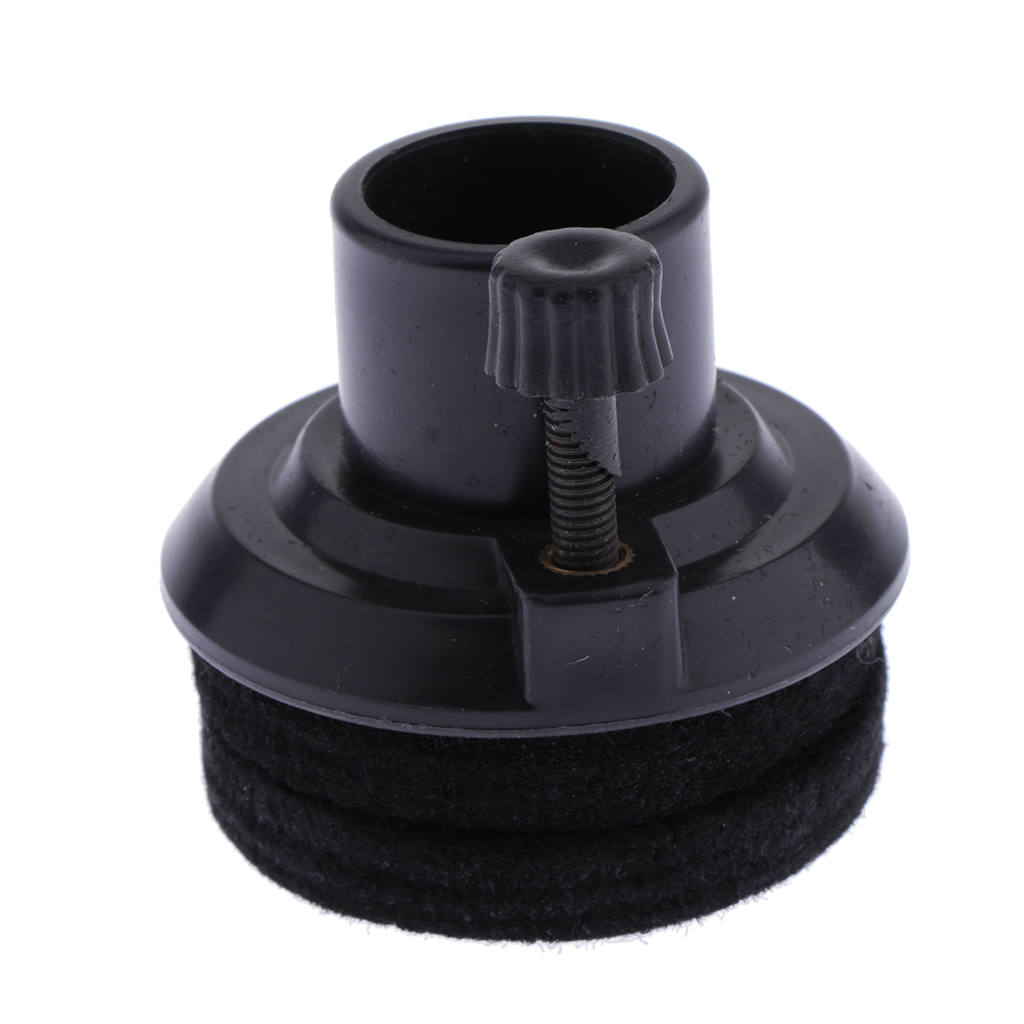 Durable 22mm Hi Hat Stand Cymbal Seat Plastic with Felt Cymbal Mount Part, Black