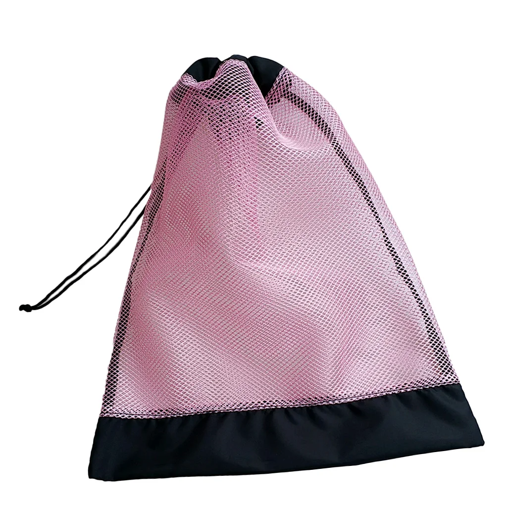 Compact Mesh Drawstring Bag for SCUBA Diving Snorkeling Gear Swim   Mask