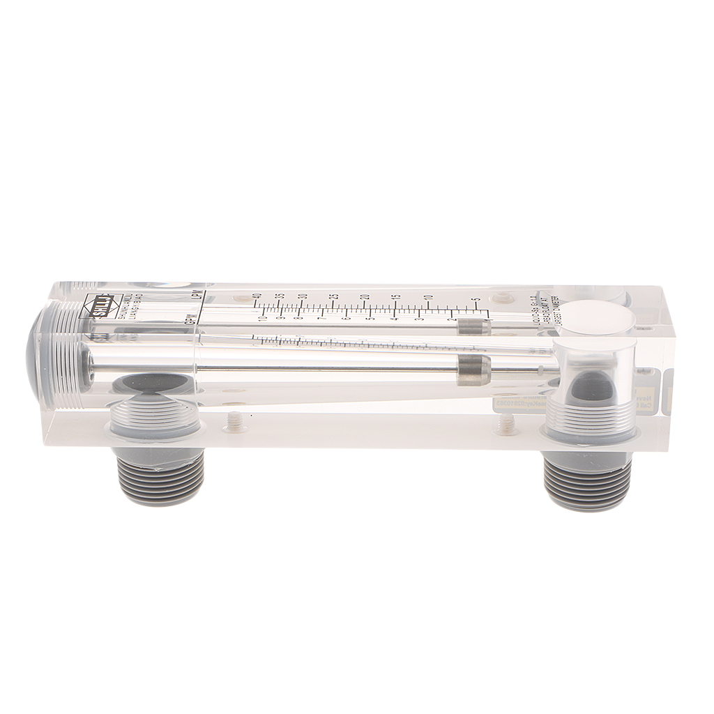 LZM-15    Pipe Panel Mount Type Acrylic Flowmeter Water Flow Meter 1-10GPM