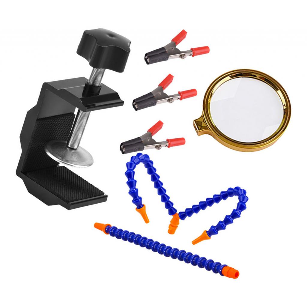 Welding Stand Working Desk Clamp Tools KIt Flexible Arms 3x Helping Hands
