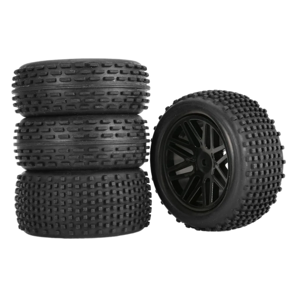 RC Car Wheel Rim Tires for HSP 1/10 144001 Scale Rock Crawler Truck Parts