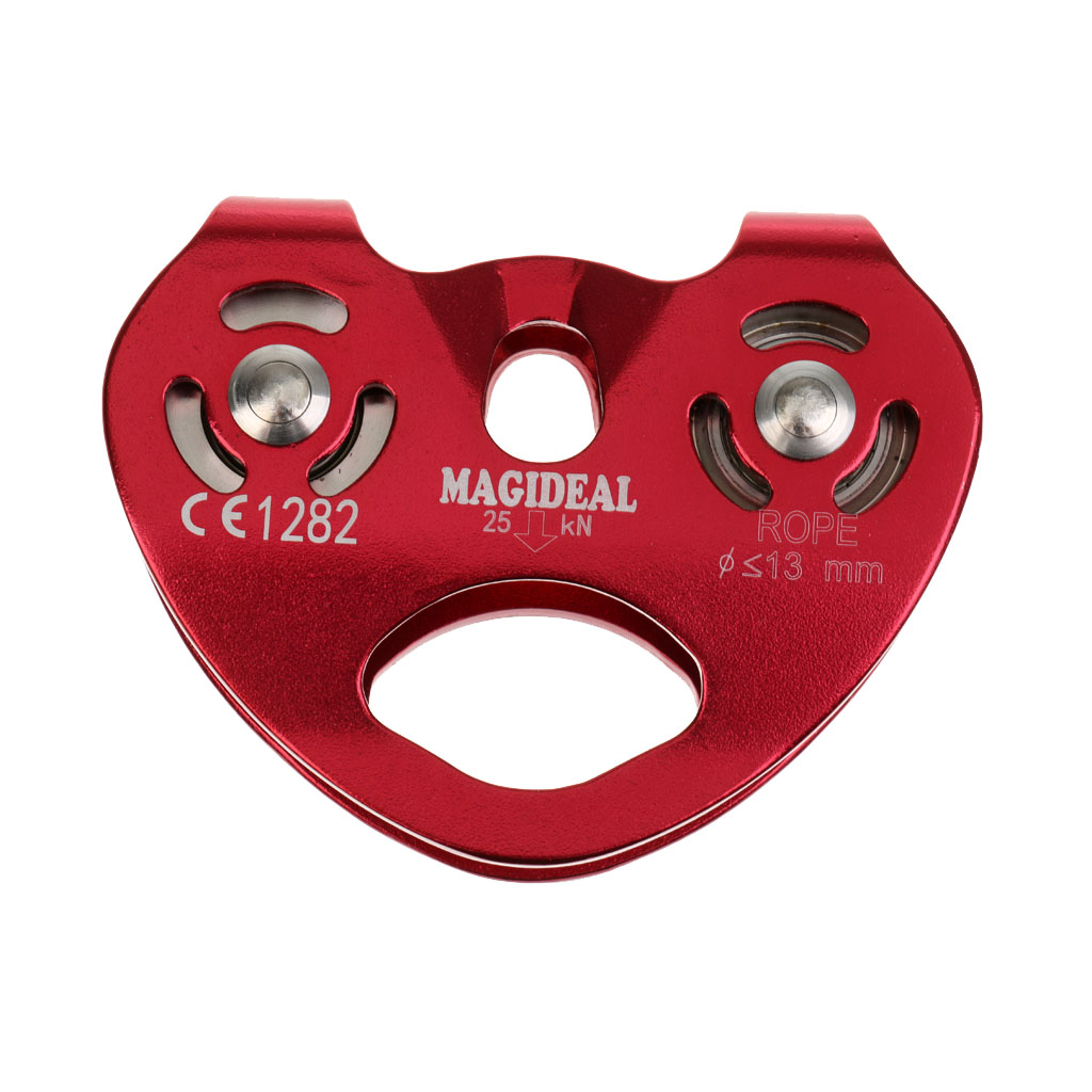 High  ​​ Trolley Rock Climbing Double Pulley 25KN 5600Lb