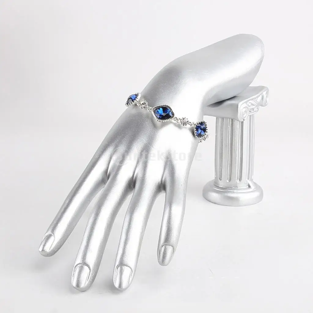 Mannequin Hand Form for Jewelry Bracelet Ring Watch Display Silver