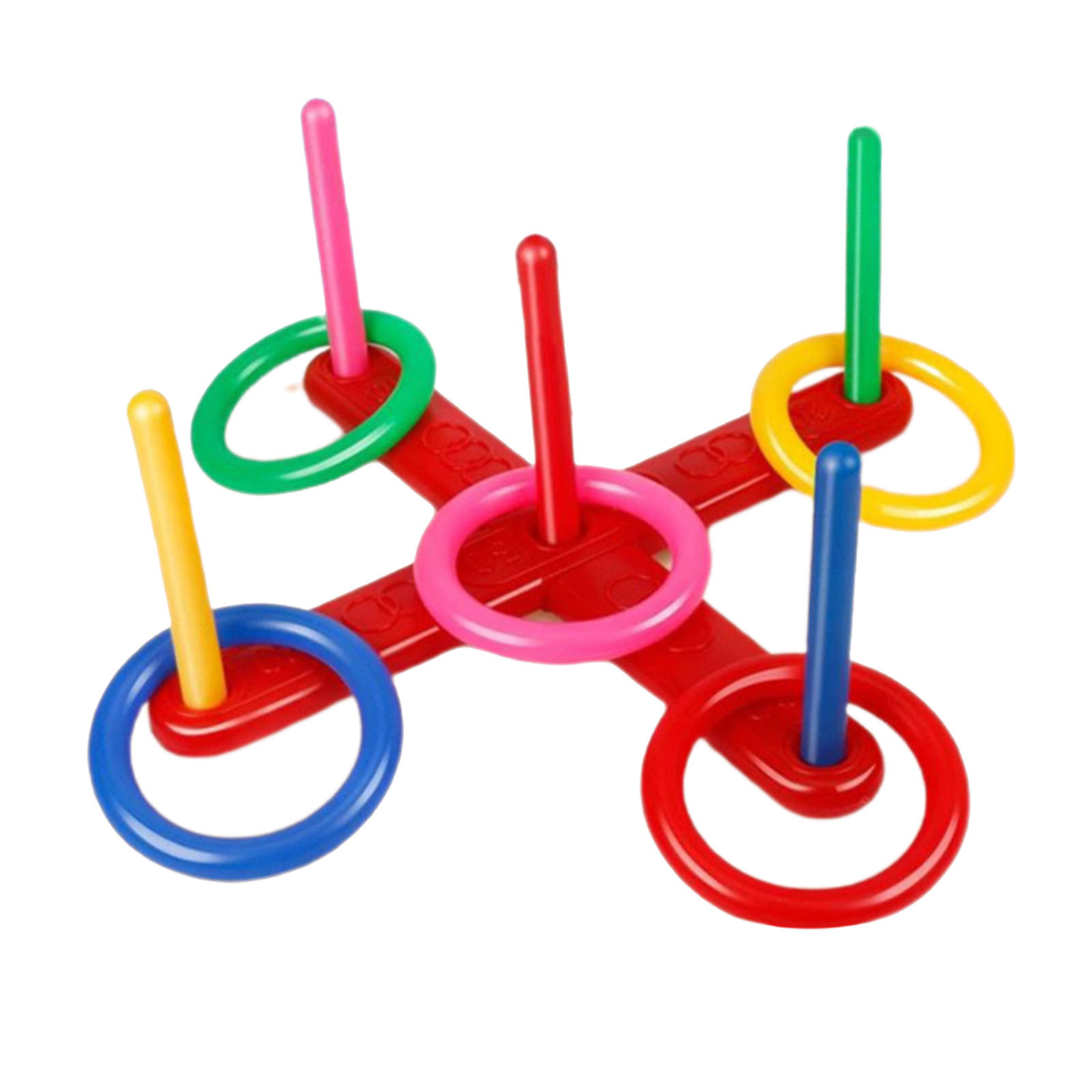 Hoop Ring Toss Ring Carnival Toss Games Set Outdoor Plastic Cones Bean Bag Ring Toss Games For Kids Children Party