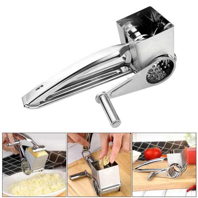 Inox Home Stainless Steel Rotary Cheese Grater