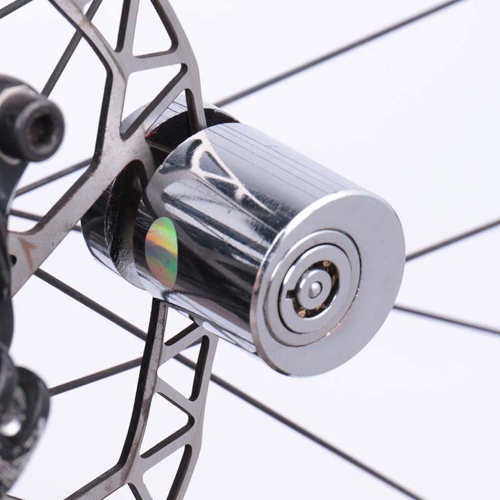 Motorcycle Scooter Rotor Wheel Disc Brake Lock Bike Padlock with Two Keys