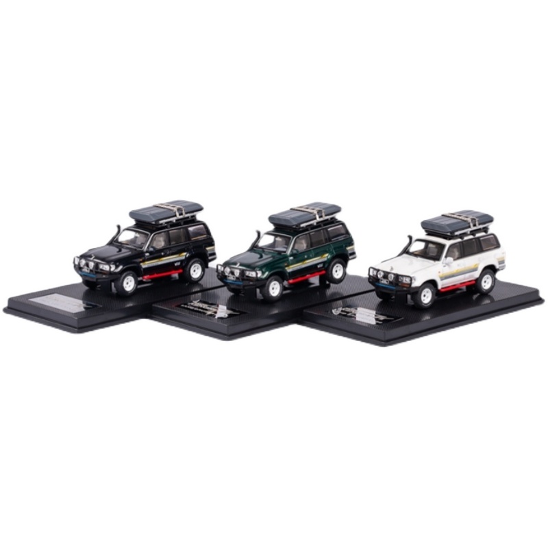 Suporte de Teto para Veículos Modelo de Carro Kengfaça Toyota Land Cruiser Lc80 4500 Tamanhos - Suv Fundido 1:64 4 Cheap Carrinhos de brinquedo e de metal