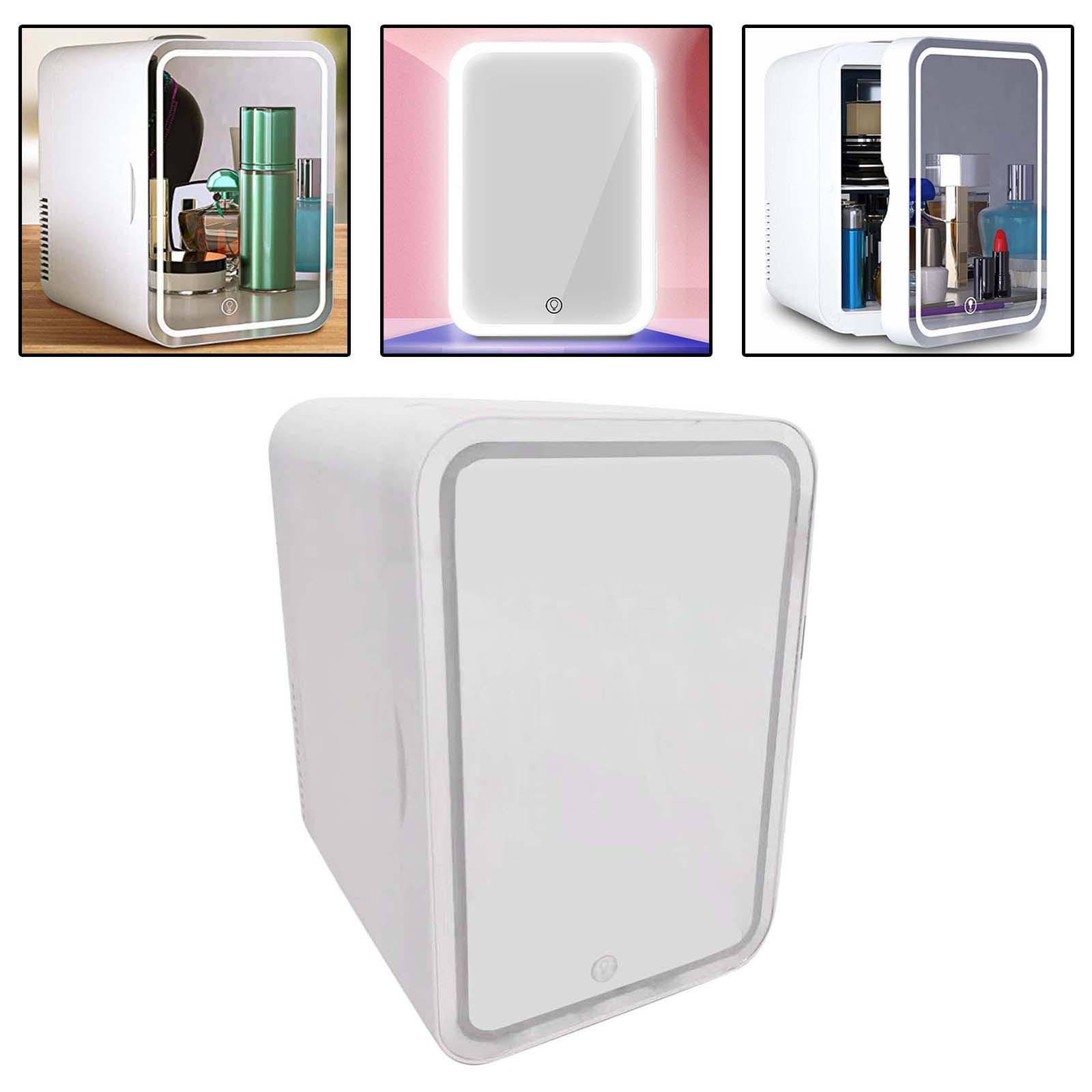 Mini Beauty Car Fridge 8 Liter for Skincare Mirror Design Car Fridge Fast Cooling Vehicle Beverage Beer Fruit