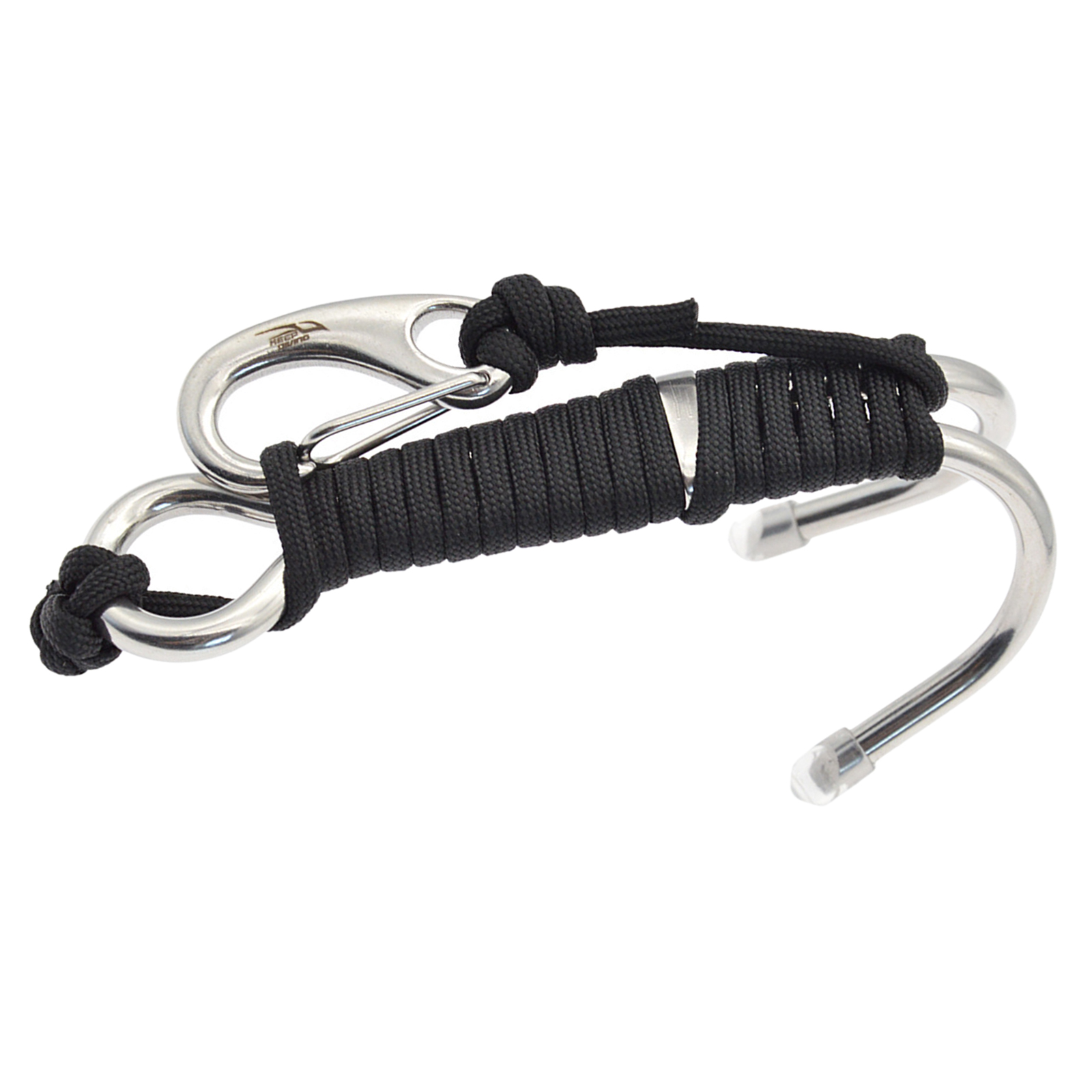  Hook Reef  Hook Spiral Coil Lanyard Double Dual Double Underwater Hook Scuba Diving Reef  Hook For Cave Dive