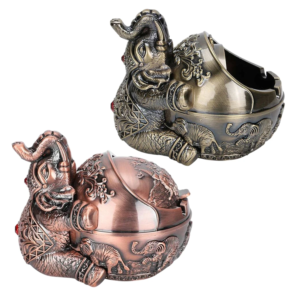 Ash Tray with Lid Creative Ashtray Indoor&Outdoor Crafts Home Decoration