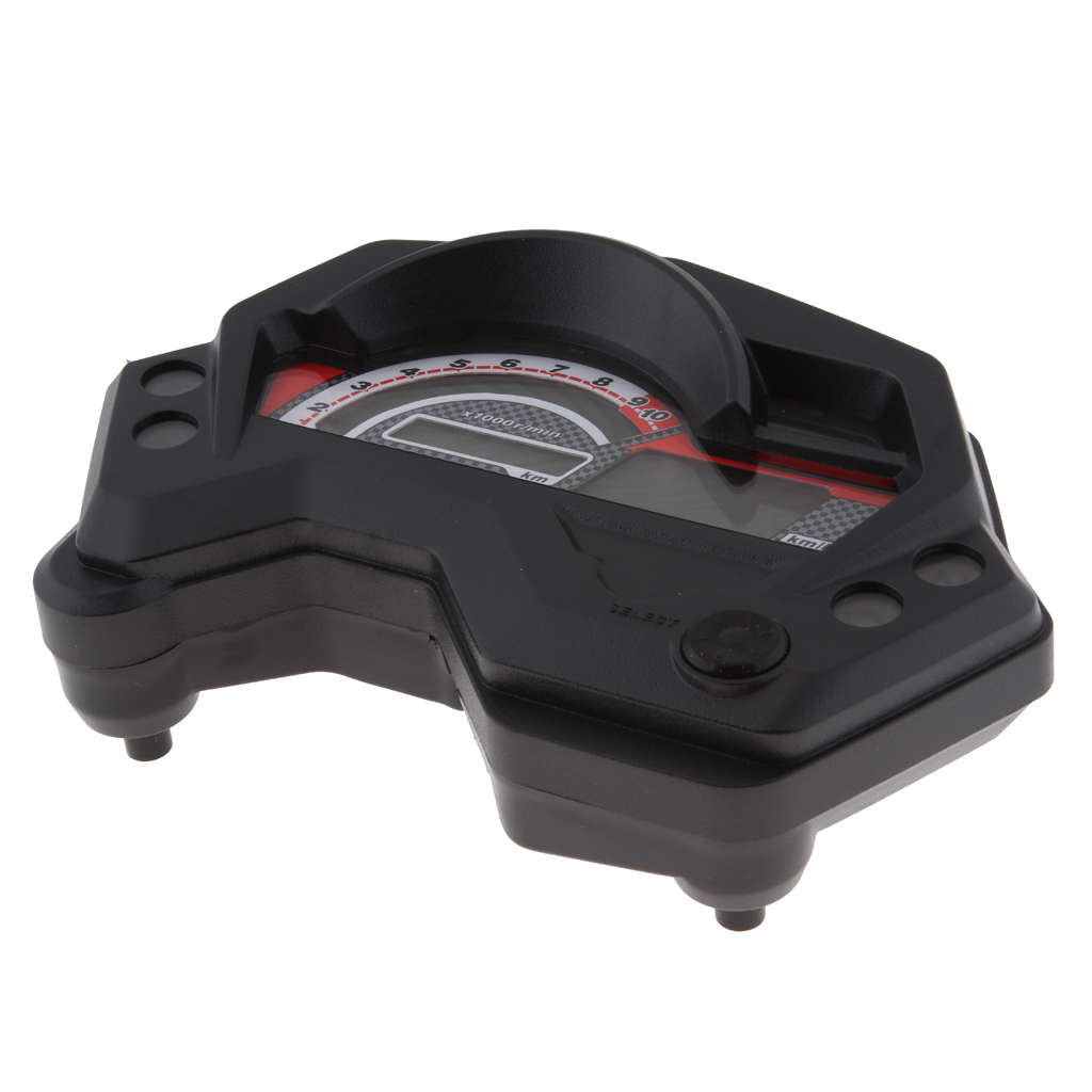 Motorcycle Tachometer Speedometer Electric LCD Digital Modification Instrument