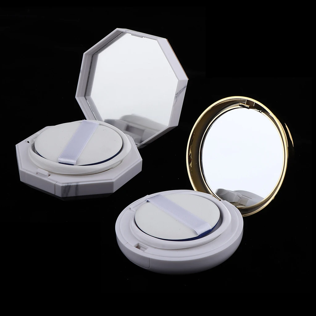 DIY BB Cushion Compact with External Case + Internal Case + Sponge + Puff + Mirror | Make Your Own Cosmetics