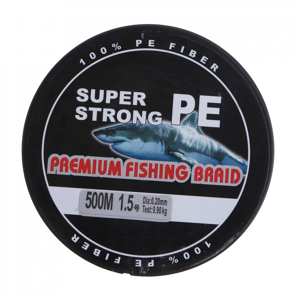 Linha de Pesca Corda de Pesca Multicolorido Super Forte Fios Tece pe Trançado Multifilamento 500m 4 4 Linhas de pesca