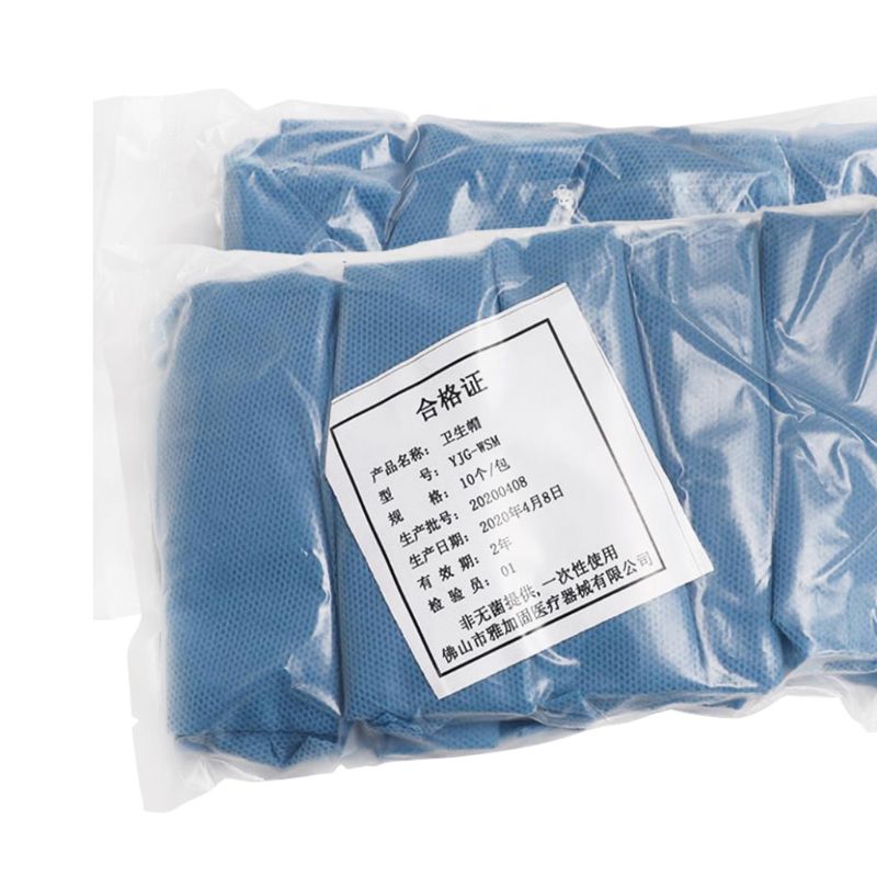Impermeável à Prova de Poeira Capa para Médico Pces Não-tecido Tampão Bouffant Descartável Elástico Cabelo Net Cabeça Enfermeira H9eb 10 4 Capacete de segurança
