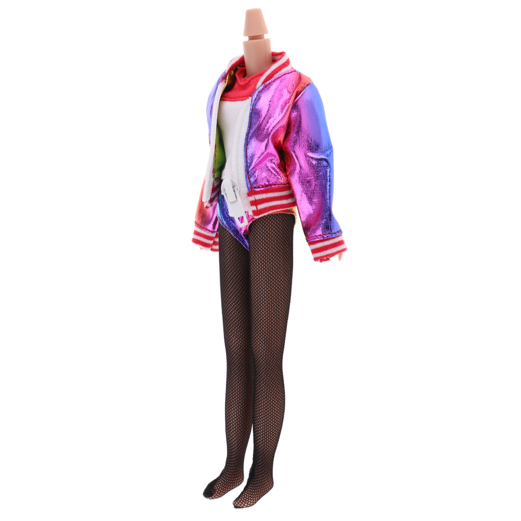 1/6 Scale Tan Skin Body and Joker Girl Suit for 12'' Blythe Doll Costom Use