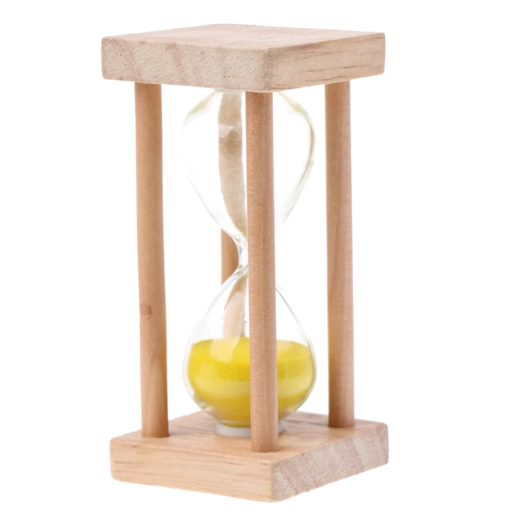 1/3/5/10/15/30/60 Minutes Hourglass Sandglass Sand Clock Timer Table Shelf Decor