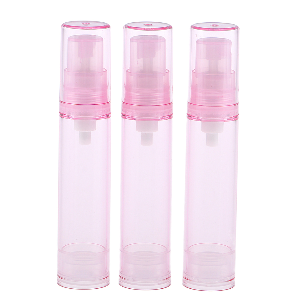 3PCS Refillable Plastic Airless Spray Bottles-Portable Cosmetic Makeup Water