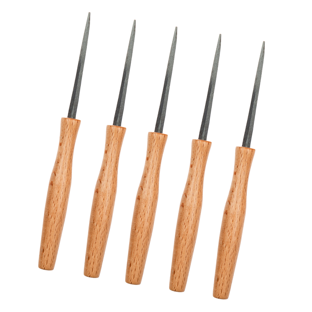 5x Piano Tuning Tool Awl String Machine Tools Maple Handle Φ1.2 Teeth
