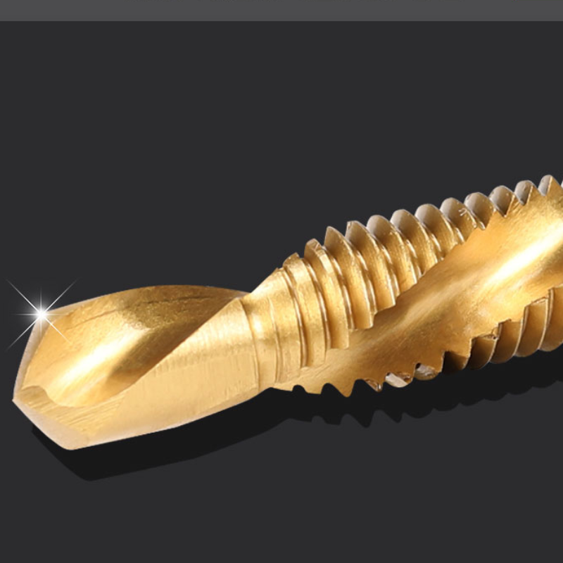 High Speed Steel Hexagonal Shank Composite Screw Tap / Triad Multifunctional Screw Tap High Speed Steel Hexagonal Shank Composite Screw Tap / Triad Multifunctional Screw Tap