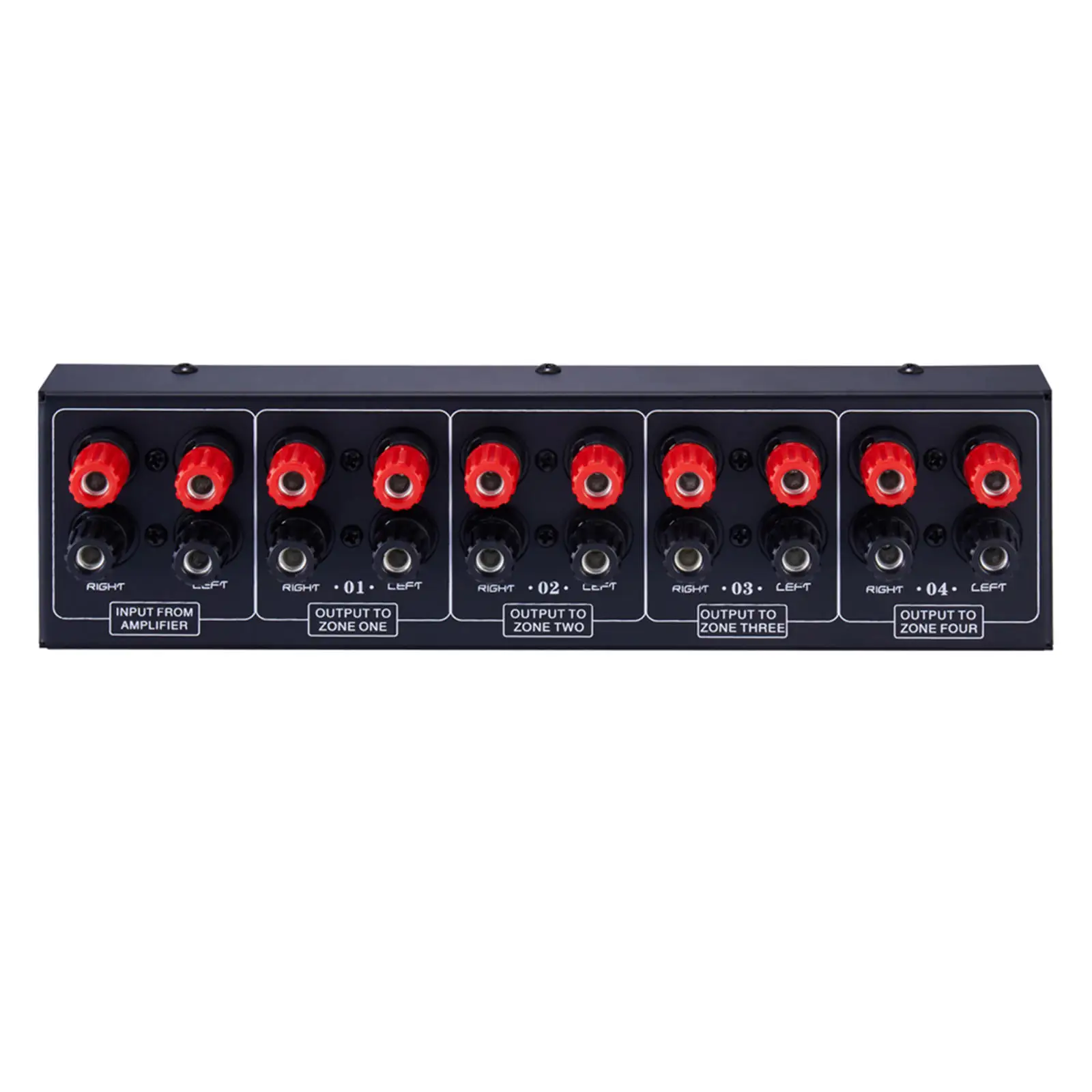 Home 1 In 4 Out Amplifier Distributor Sound Signal Distribution Panel 300w Per Channel