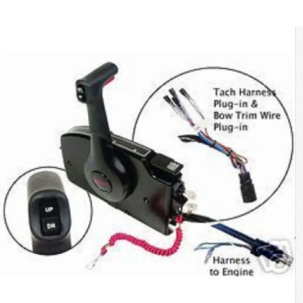 Side Mount Remote Control Box For Mercury Marine 881170A15 Pull To Open