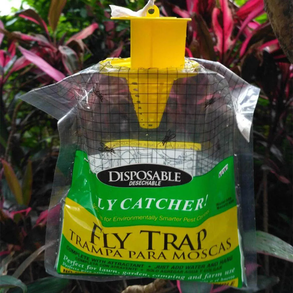 Descartável Outdoor Fly Trap, Insect Killer, Catcher