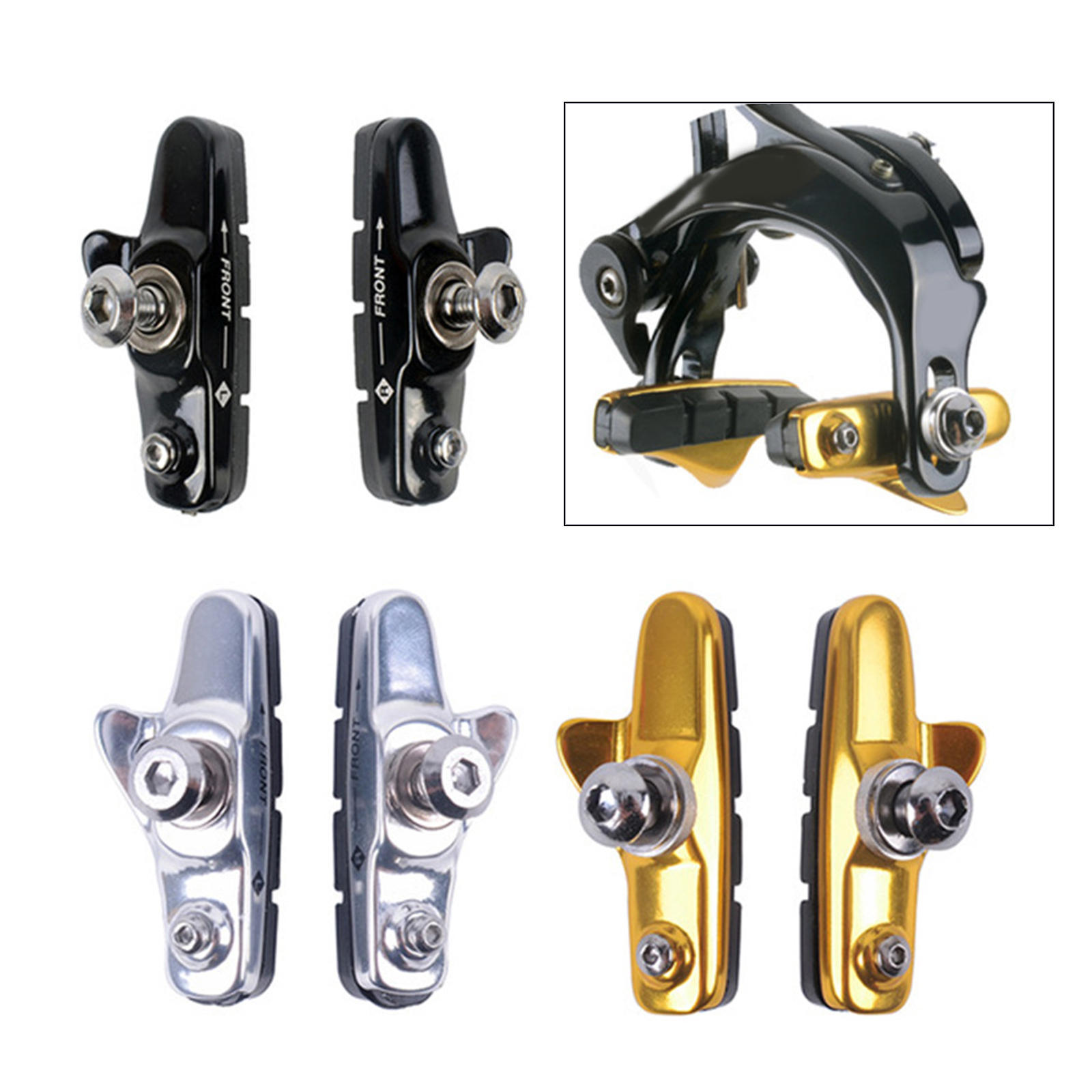 Light-Weight Road Bike Folding Bicycle Parts Brake Shoes Pads for C-Brake Caliper Cheap